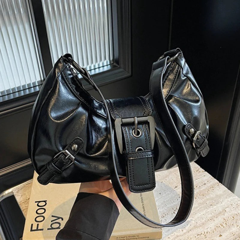 Y2K Pleated Hobo