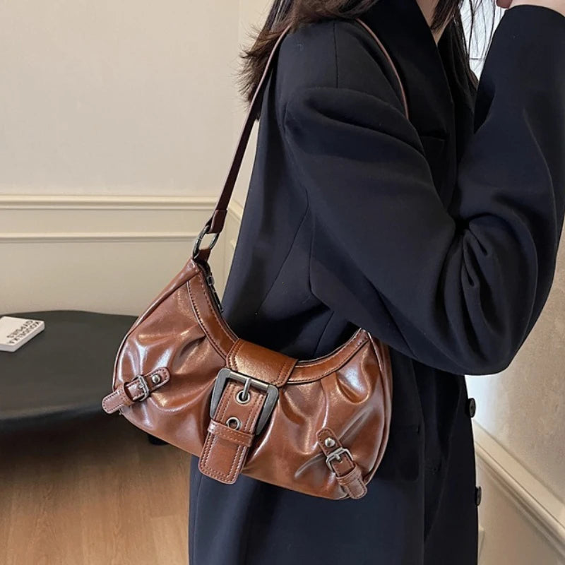 Y2K Pleated Hobo