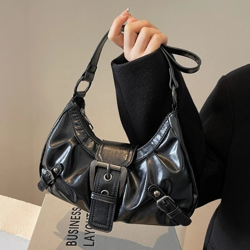 Y2K Pleated Hobo